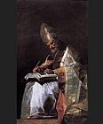 Francisco de Goya St Gregory painting
